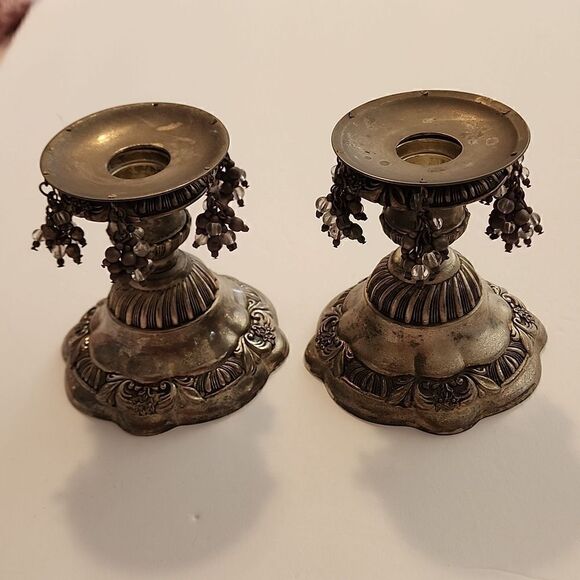 Vintage Godinger Candlestick & Candle Holders and Bobeches - Picture 1 of 7
